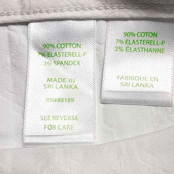 NWT Lilly Pulitzer Women's White 29' Textured Kelly Skinny Ankle Pants Size 6 - Picture 7 of 11